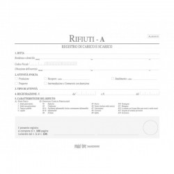 Formulario Identificazione Rifiuti - 4 COPIE AUTORICALCANTI - MODULISTICA  FISCALE