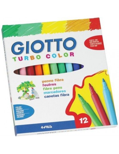 Pennarelli Giotto Turbo Color 12 Colori