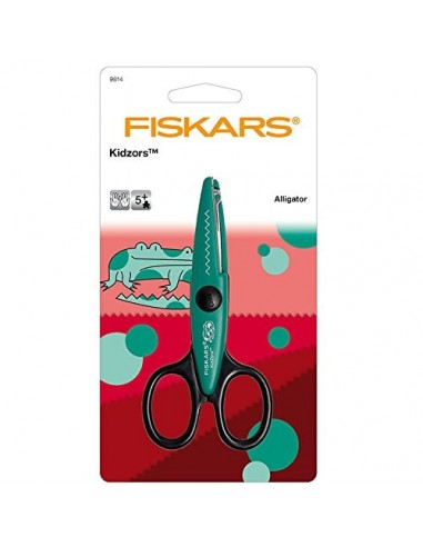 Fiskars - Forbici decorative per bambini, set da 6, multicolore