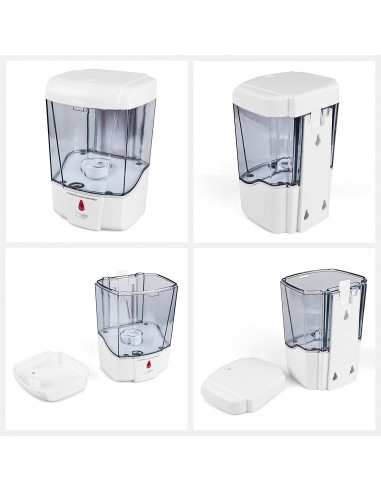 kit lavamani gel con dispenser a raggi infrarossi - Detercarta srls