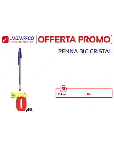 PENNA BIC CRISTAL BLU