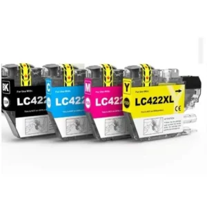 Kit 4 Cartucce Compatibili Brother LC422XL Nero + Colori
