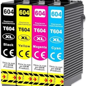 Kit Cartucce Compatibili Epson 604XL Nero + Colori